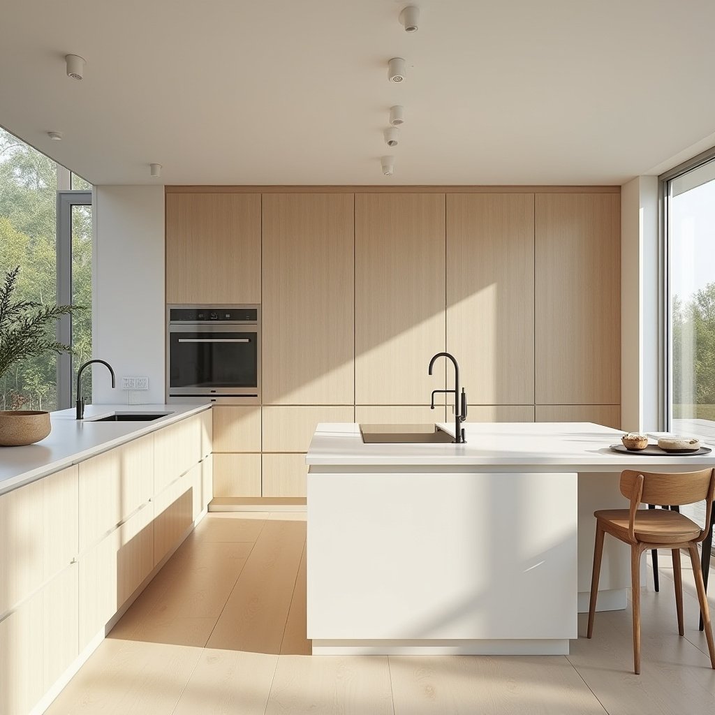 White Oak Kitchen 17