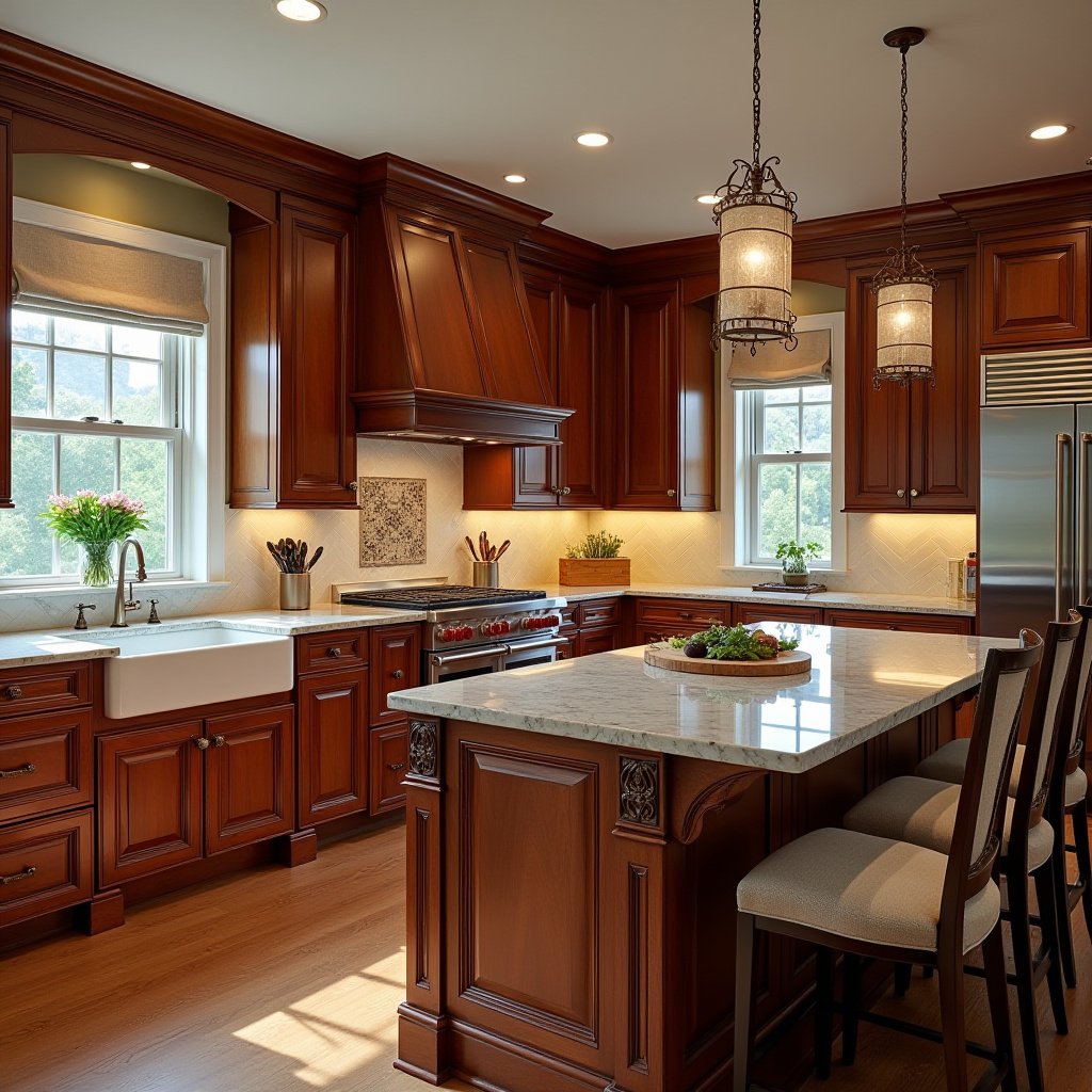 Wood Kitchen Cabinets 10