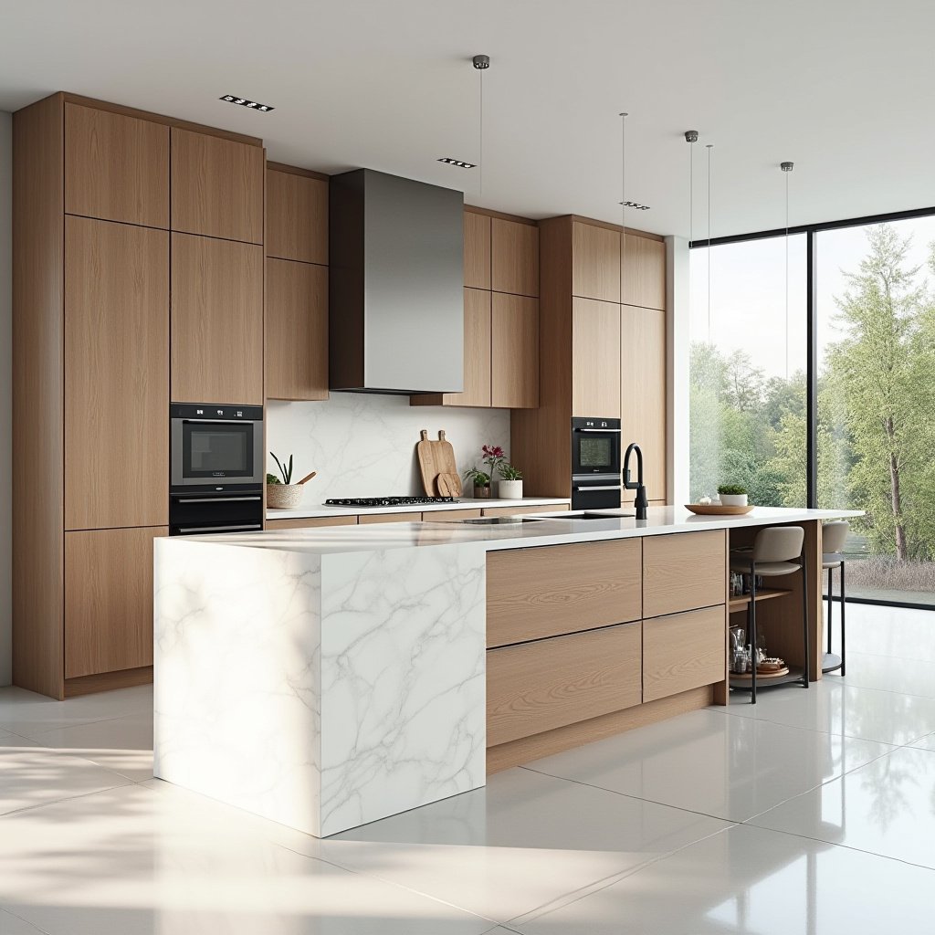 Wood Kitchen Cabinets 17