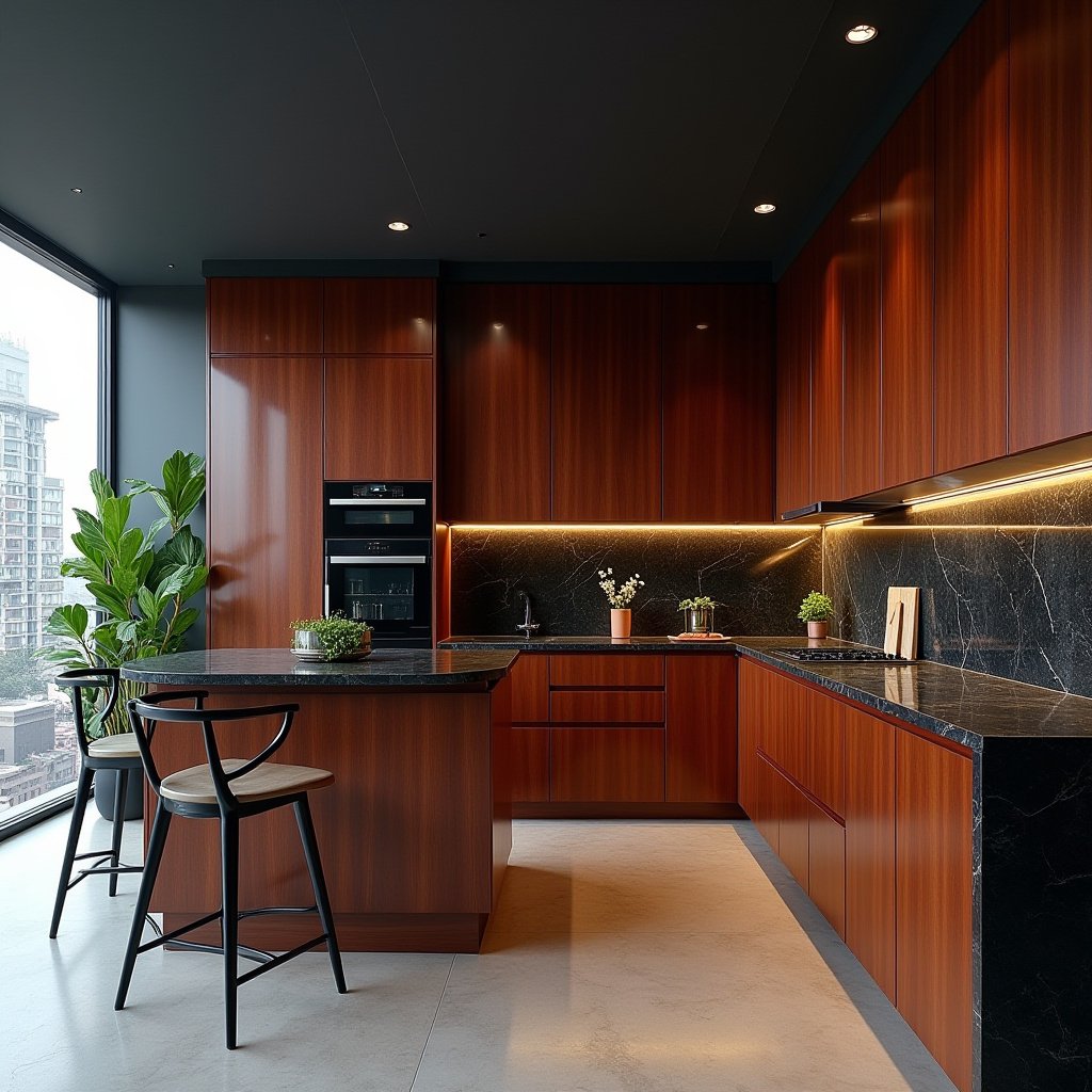 Wood Kitchen Cabinets 6