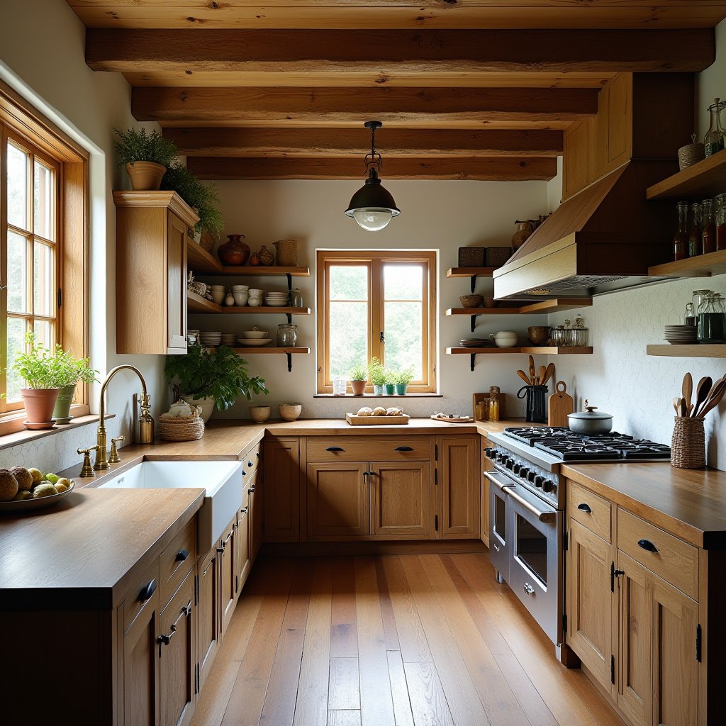 Wood Kitchen Cabinets 7