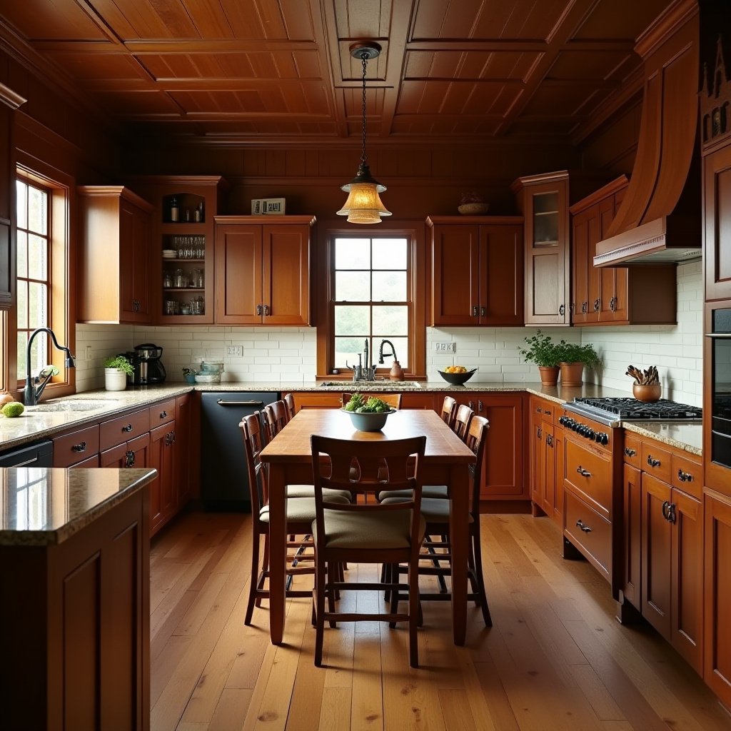 Wooden Panelling Kitchen 12