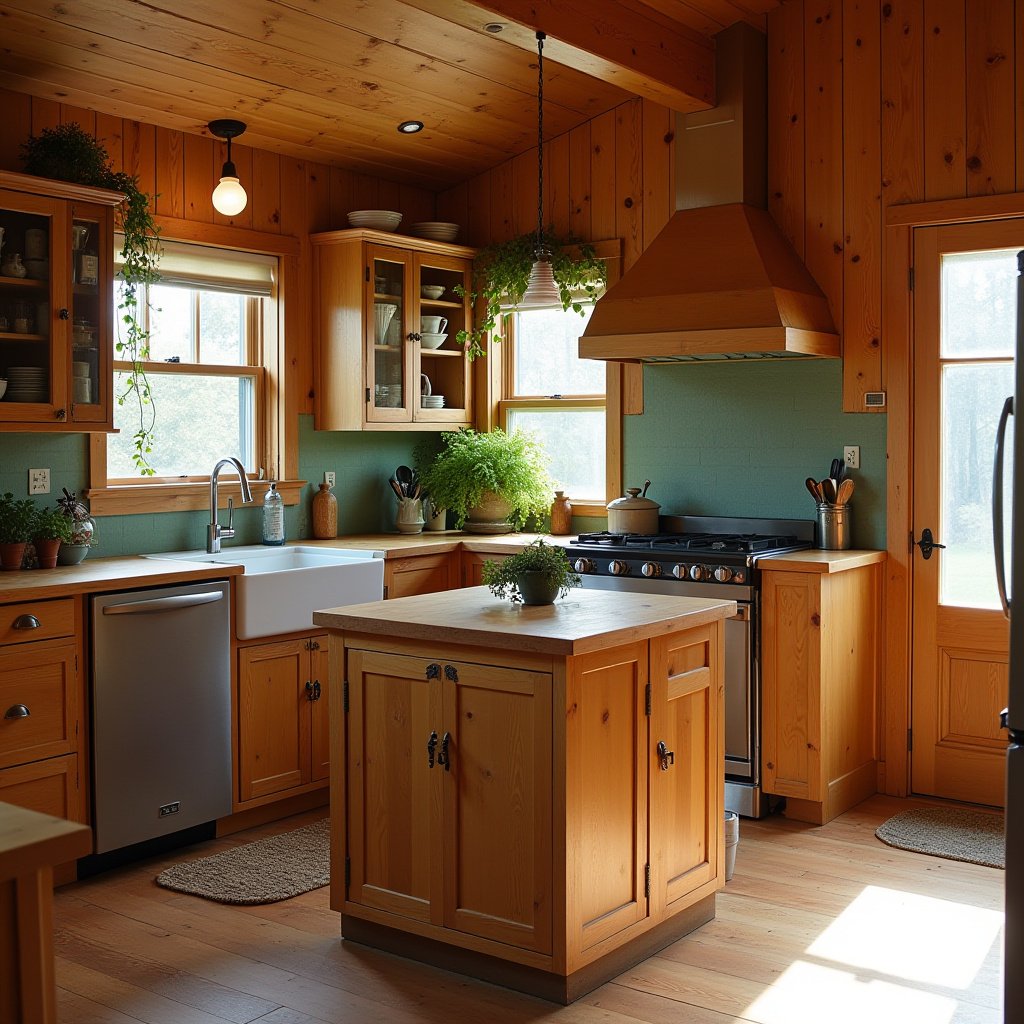 Wooden Panelling Kitchen 14