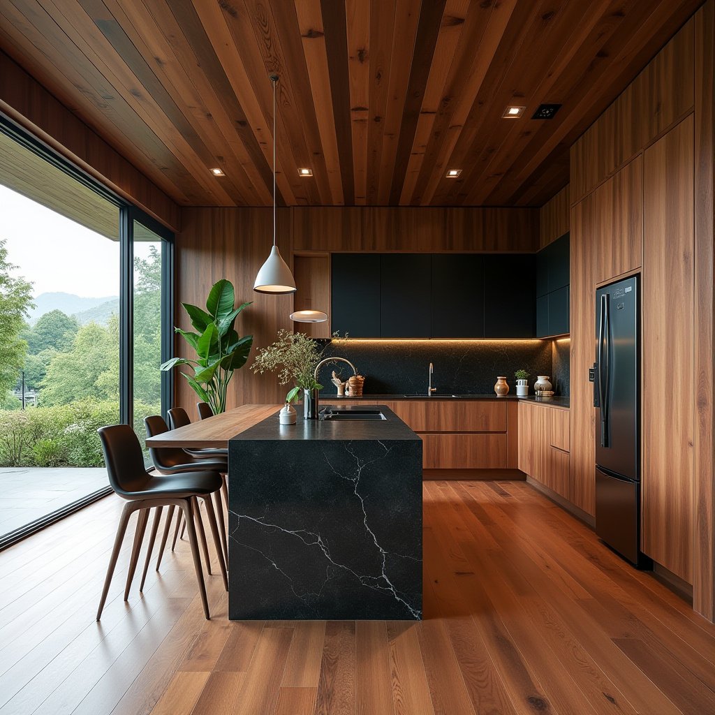 Wooden Panelling Kitchen 6