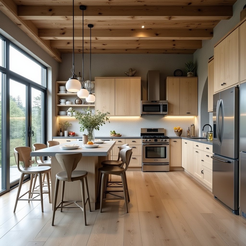 White Oak Kitchen Cabinets 11