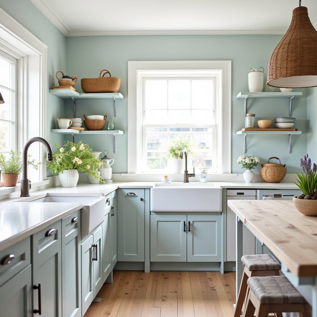 White Oak Kitchen Cabinets 13