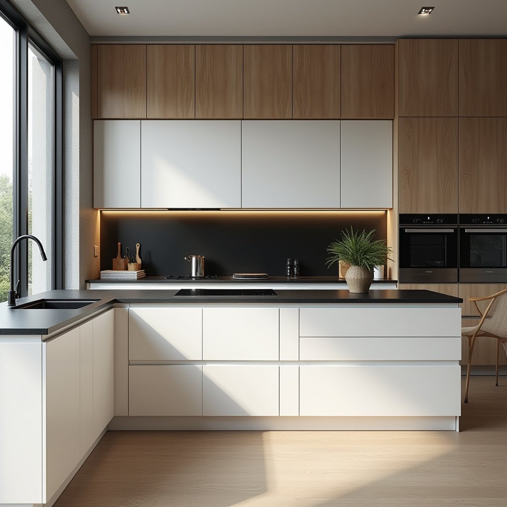 White Oak Kitchen Cabinets 20