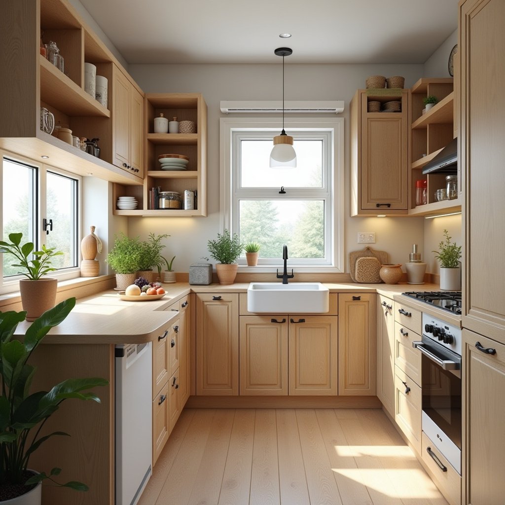 White Oak Kitchen Cabinets 7