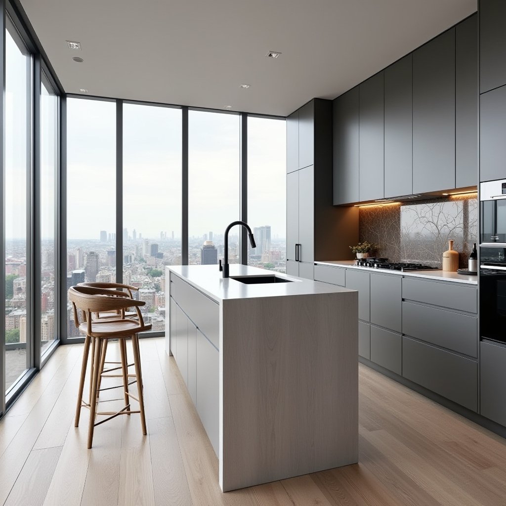 White Oak Kitchen Island 16