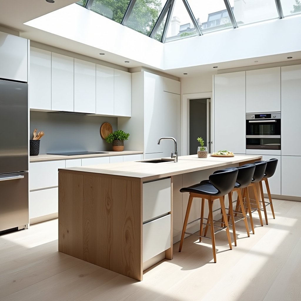 White Oak Kitchen Island 3