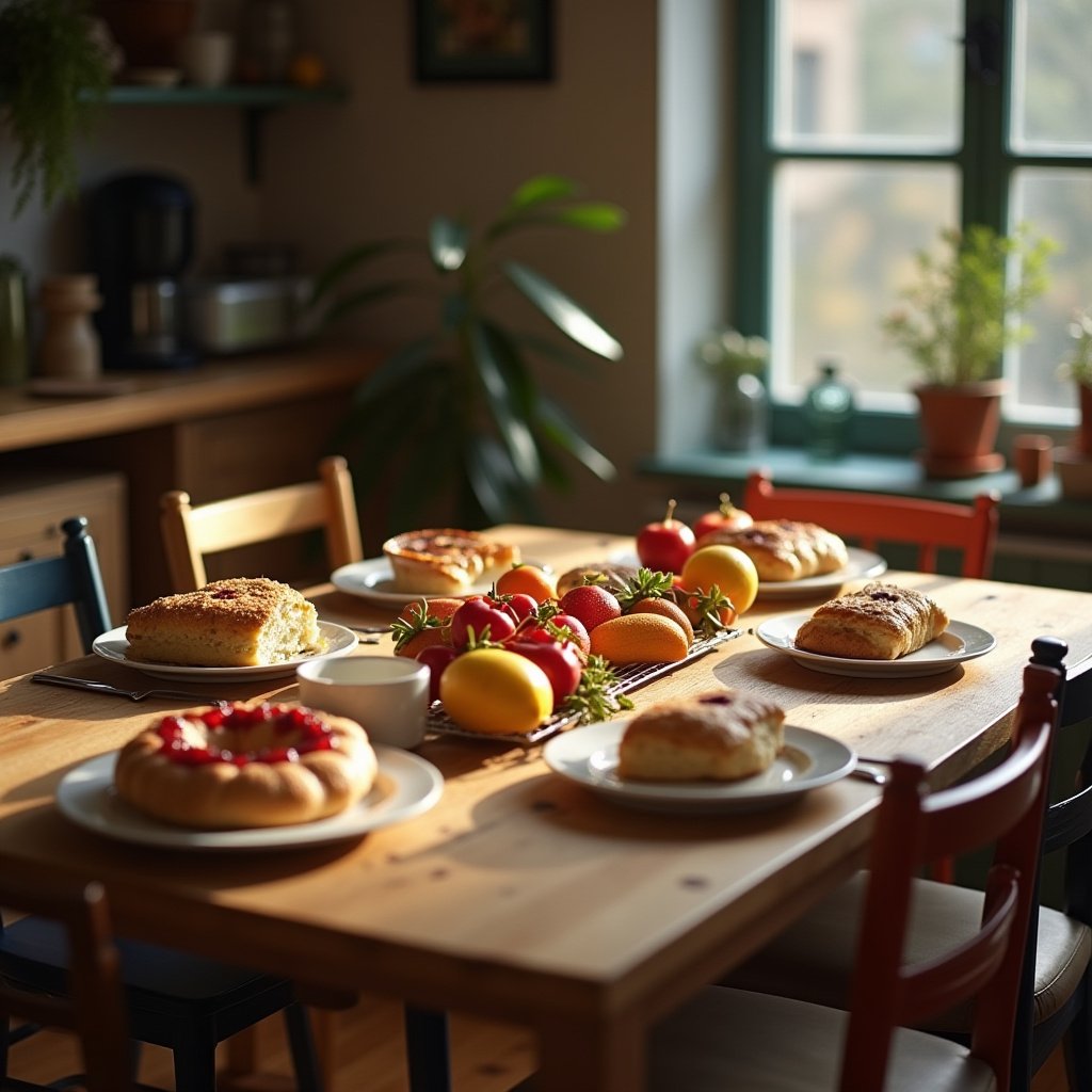 Wooden Kitchen Table 16