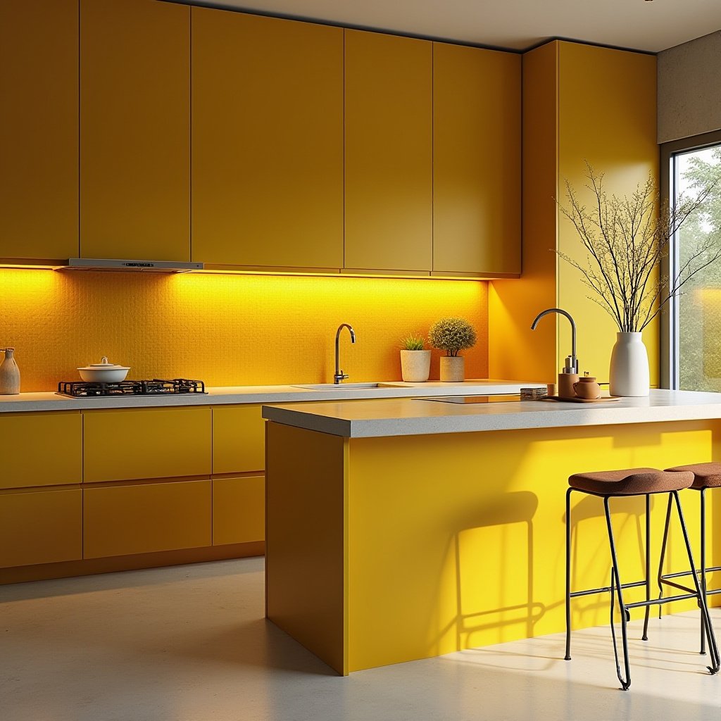 Yellow Kitchen 13