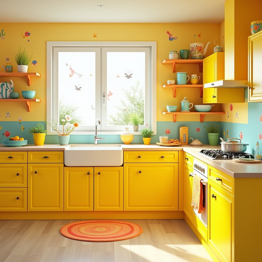 Yellow Kitchen 14